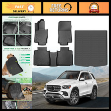 Floor Mats Cargo Liner for Mercedes Benz GLE 2020-2024 2025 2026 No Coupe Cu