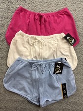 3x Art Class Girls Small 6/7 Multicolor Knit Pull on Shorts