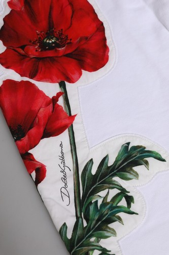 DOLCE & GABBANA Kids Pants White Floral Embroidery Girls Trousers s.Tag 8 550usd - Picture 7 of 7