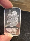 1974 Garden State Mint GSM-3 Energy Crisis 1973-1974 Proof Silver Art Bar 464