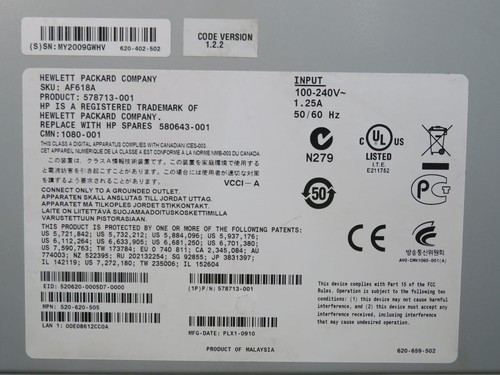 HP AF618A SERVER CONSOLE T260191 - Picture 3 of 3