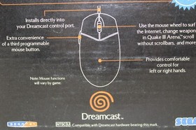 Sega Dreamcast Gaming Mouse White MK-50173 - New/Open Box