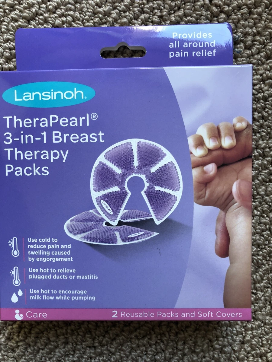 Lansinoh TheraPearl 3-in-1 Hot or Cold Breast Therapy Pack