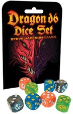 Dragon D6 8 dice Dice Set RPG D D