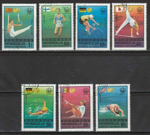 Mongolia 1976 "Medallador de Montreal" Olimpiadas de Verano Mongolia 1