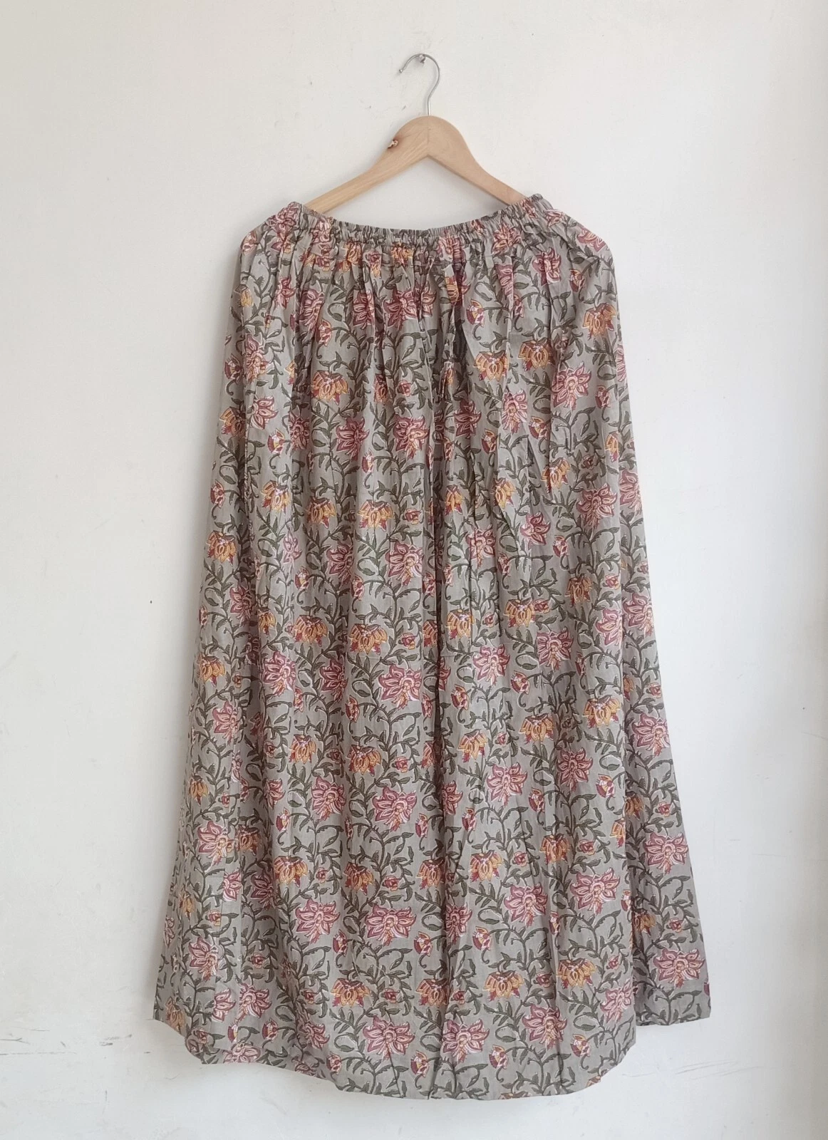 Indian Multi Green Beautiful Floral Skirt Long Skirt Party Wear Long Skirt AU
