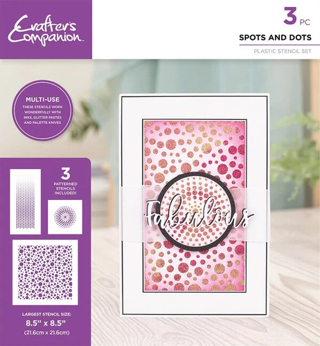 CRAFTERS COMPANION Plastic Stencils HIGH QUALITY CC-STEN - Picture 6 of 8