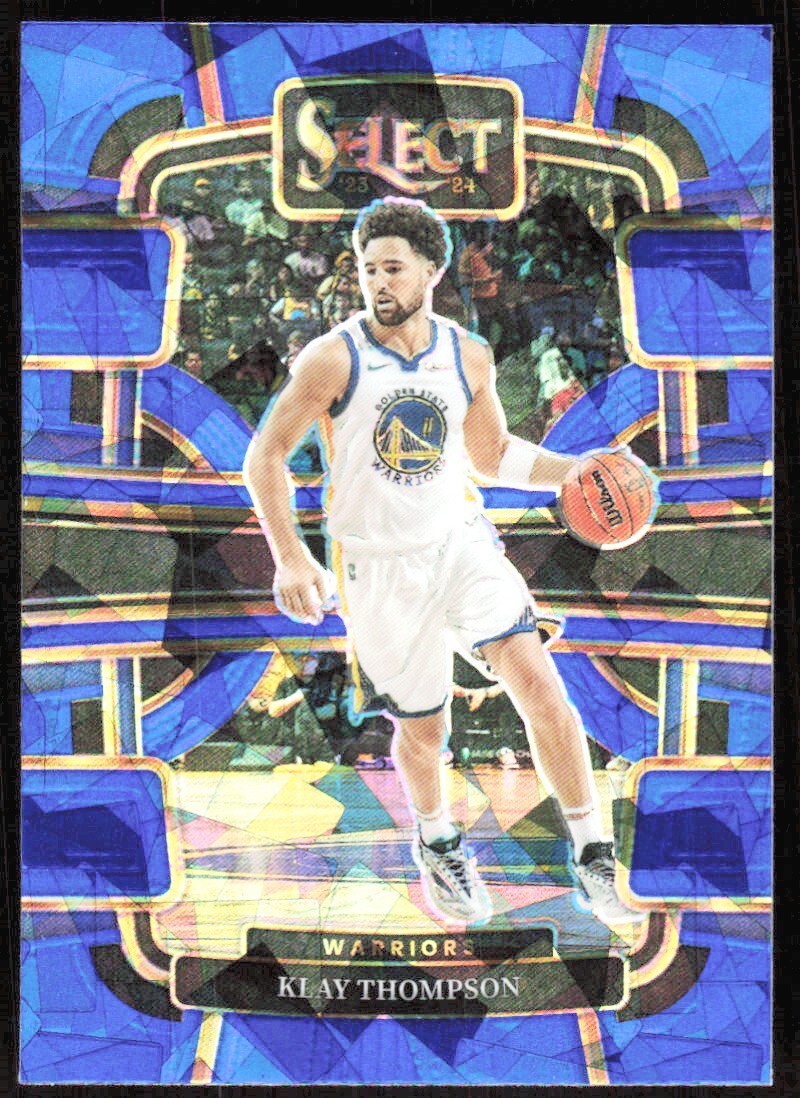 2023-24 3792C Panini Select BLUE ICE PRIZM Klay Thompson Golden