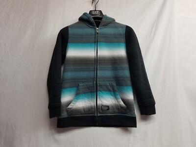 Matix LA Black Gray Kids Hoodie Hooded Jacket Zip Up Size