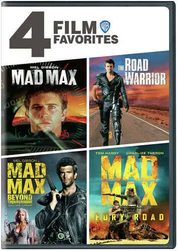 MAD MAX 4-FILM COLLECTION NEW DVD - Imagen 1 de 1