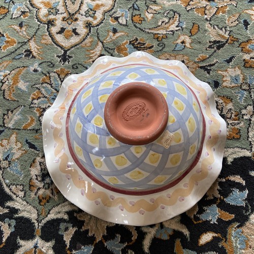 Vintage MacKenzie Kinder PENSIONIERT gerüschte Sockel Schüssel Kompote-Aalsmeer - Bild 4 von 9