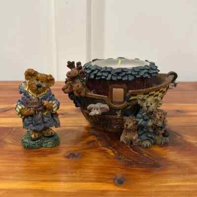 Boyds Bears & Friends ''Noah & The Golden Rule'' and ''Jeremy as Noah Ark Builder''