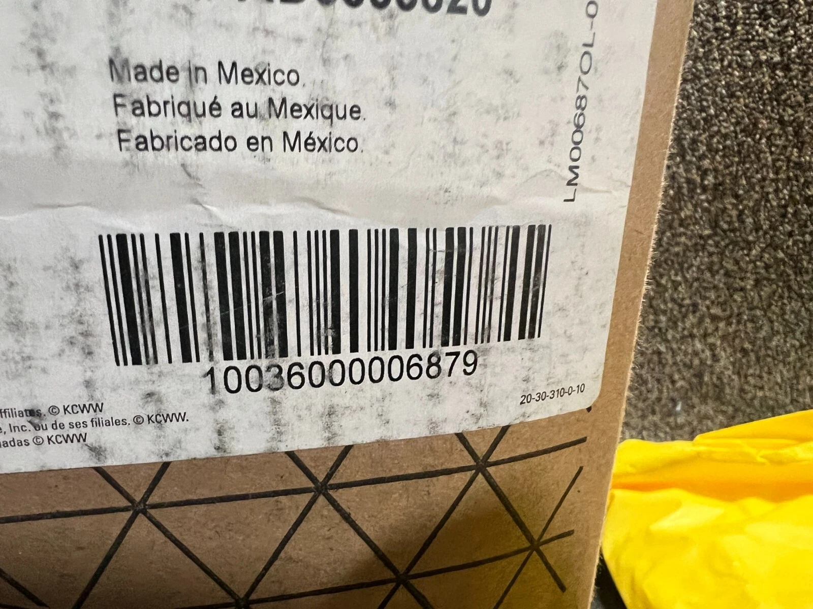 (QTY 12) KleenGuard A70 00687 4XL Yellow Chemical Resistant Coveralls image 4