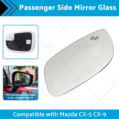 Passenger Side Mirror Glass Suitable for Mazda CX-5 CX-9 2017-2023