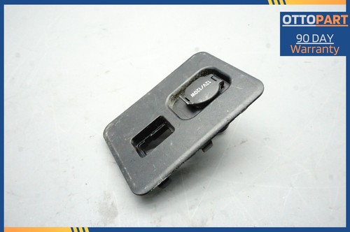 Black 2007-2012 Lexus LS460 LS460L center console auxiliary adapter with dual USB ports and silver finish.