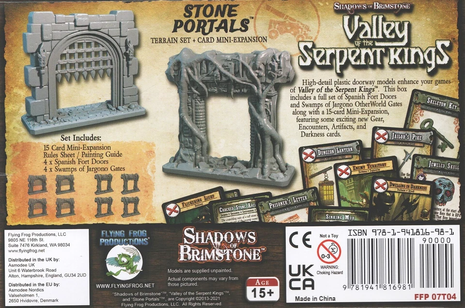 Shadows of Brimstone Valley of the Serpent Kings Expansion Stone Portals Terrain - Image 2 of 3