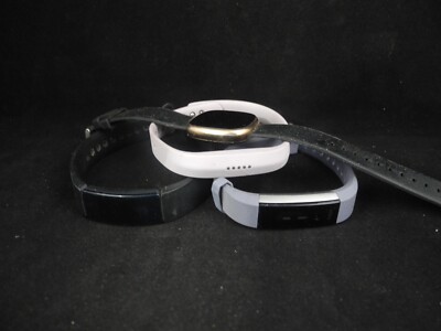 Lot of 4 Fitbit Wireless Activity Tracker Black, Purple