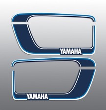 YAMAHA VINTAGE SADDLEBAG DECAL REPRODUCTIONS GRAPHICS RD400 RD MAY FIT OTHERS