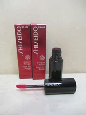 SHISEIDO LACQUER ROUGE LIPSTICK RS404 0.20 OZ BOXED (LOT OF 2)