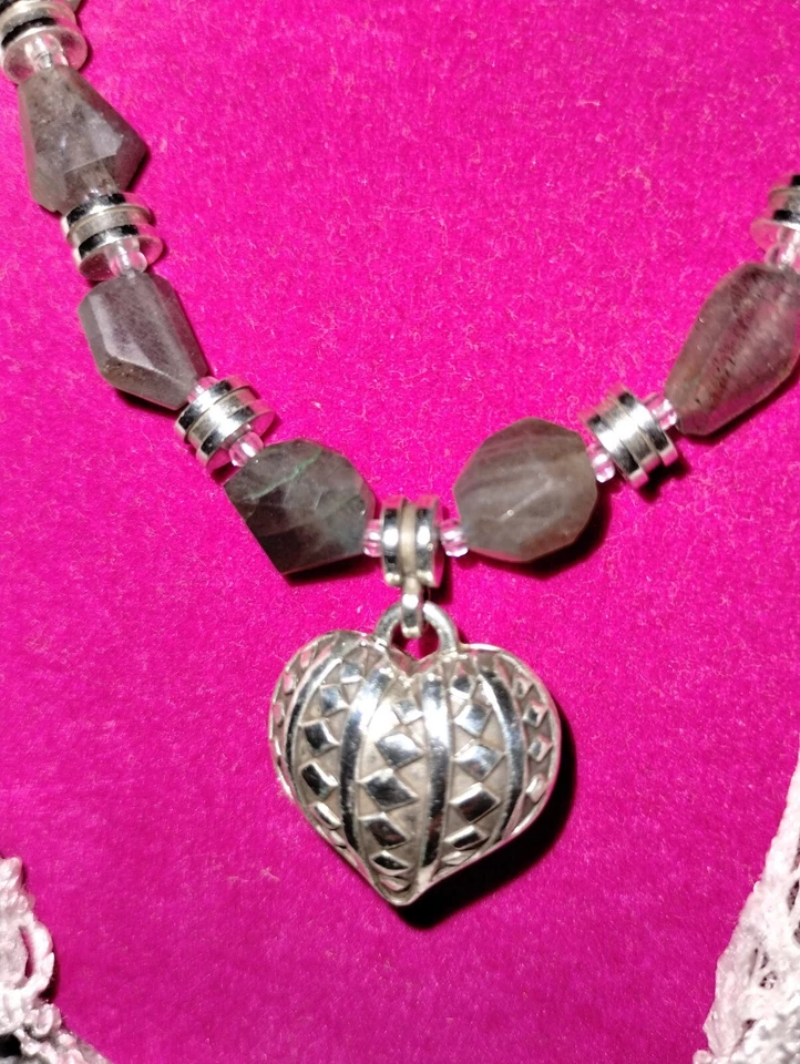 Брайтон{Retired}'FreeSpirit'Ожерелье и браслетMatchingSet W/BlueFlashLabordite - Изображение 2 из 4