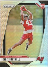 2024 Panini Prizm Chris Braswell #320 Silver Prizm SP RC Tampa Bay Buccaneers
