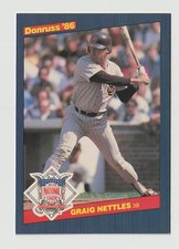1986 Donruss All-Stars Graig Nettles San Diego Padres #6 Near Mint or Better