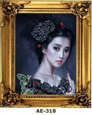 HOT DIY Bead Embroidery Kit Needlepoint Beading Beadwork GIRL lady geisha east