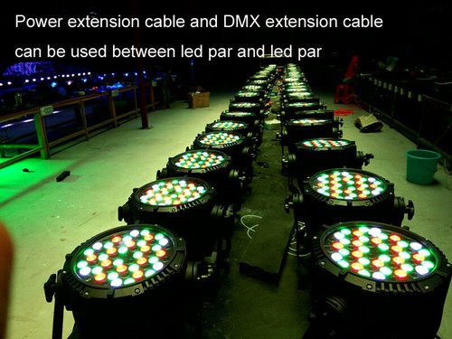 3.3ft 2M outdoor stage lighting Power Cable DMX Cable Disco LED Par Can Lights - Picture 7 of 7