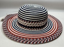 Cat Jack Toddler Girls' Floppy Hat Red, White Blue - 12-24 months