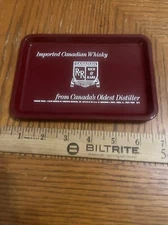 Vintage Tip Trinket Tray Imported Canadian Whisky R&R Rich & Rare