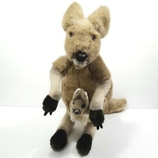 Discovery Channel Kangaroo Momma Baby Joey 18 Realistic Plush Stuffed Animal