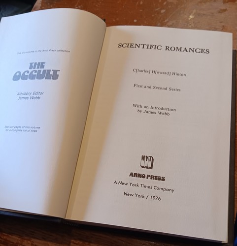 HINTON, HOWARD Scientific Romances First and Second Series 1976 - Picture 2 of 2