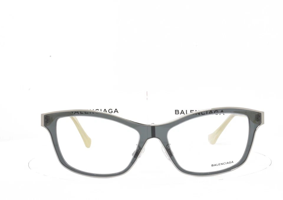 Gafas BALENCIAGA Gris Transparente Marfil Ojo de Gato Nuevas Auténticas 5027 020 54-16-135 Foto 2 de 4