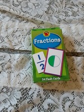 Brighter-Child Flash Cards -Fractions 54 cards Age 8  up