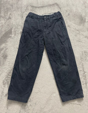 Burberry Pants Boy's 6 Blue Casual Straight Cotton Chino Youth 21x19