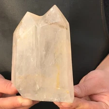 1.63LB Transparent natural beautiful white quartz bicuspid specimen  CA394