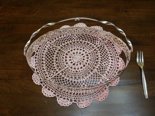 VTG Glass & Silverplated 11.5" OVAL Serving Platter w/4 sections made in FRANCE - Picture 6 of 9
