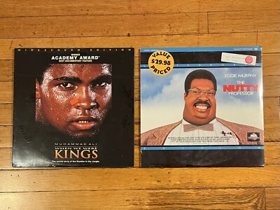 When We Were Kings The Nutty Professor Laserdisc Lot Sealed
