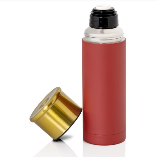 1 L SHOTGUN SHELL THERMOS Coffee Hunting Hot Insulated Stainless Steel