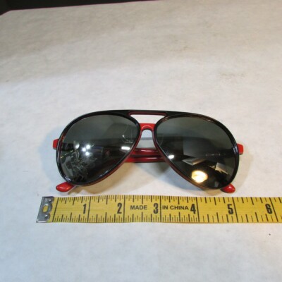 70s Original Vintage Ski Sunglasses Made in Japan Black Red  display picture 1