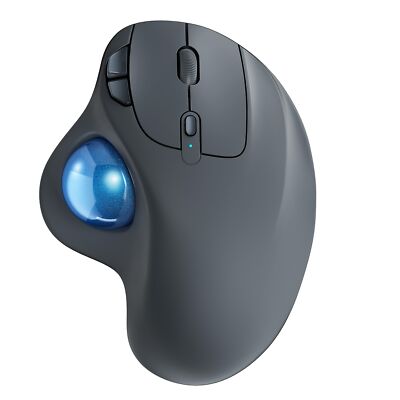 M501 Wireless Trackball Mouse Rechargeable Bluetooth USB PC Laptop Mac