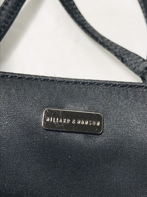 Sac à Main Bandoulière Noir Hillard & Hanson – Double Sangle, Taille Moyenne, Cuir (occasion)