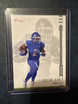 ASHTON JEANTY 2025 Sage Low Series Silver Rookie RC #55 Boise State Broncos