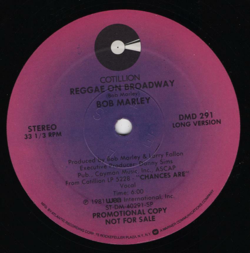 BOB MARLEY - REGGAE ON BROADWAY – LONG / SHORT DANCE 12 BOB MARLEY - REGGAE ON BROADWAY – LONG / SHORT DANCE 12