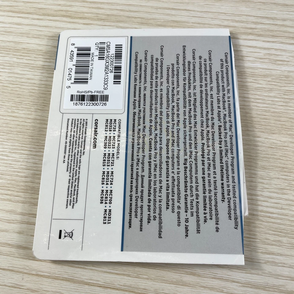 Patriot Sig Apple DDR 8Gb 2X4GB 1333Mhz Sodi Kit Mac Series Memory - Image 4 of 4