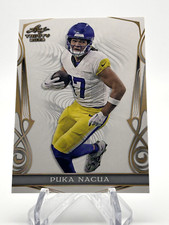 PUKA NACUA 2023 LEAF TRINITY FOOTBALL MEGA BOX BASE CARD RAMS