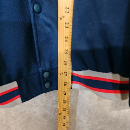Vintage NFL New England Patriots Super Bowl Champion Varsity Jacket Mens L - Picture 7 of 10
