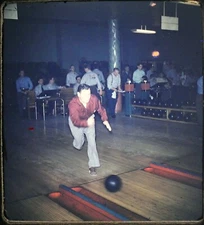 Vintage Bowling 1940s/50s - Stereo Realist slide human interest #894