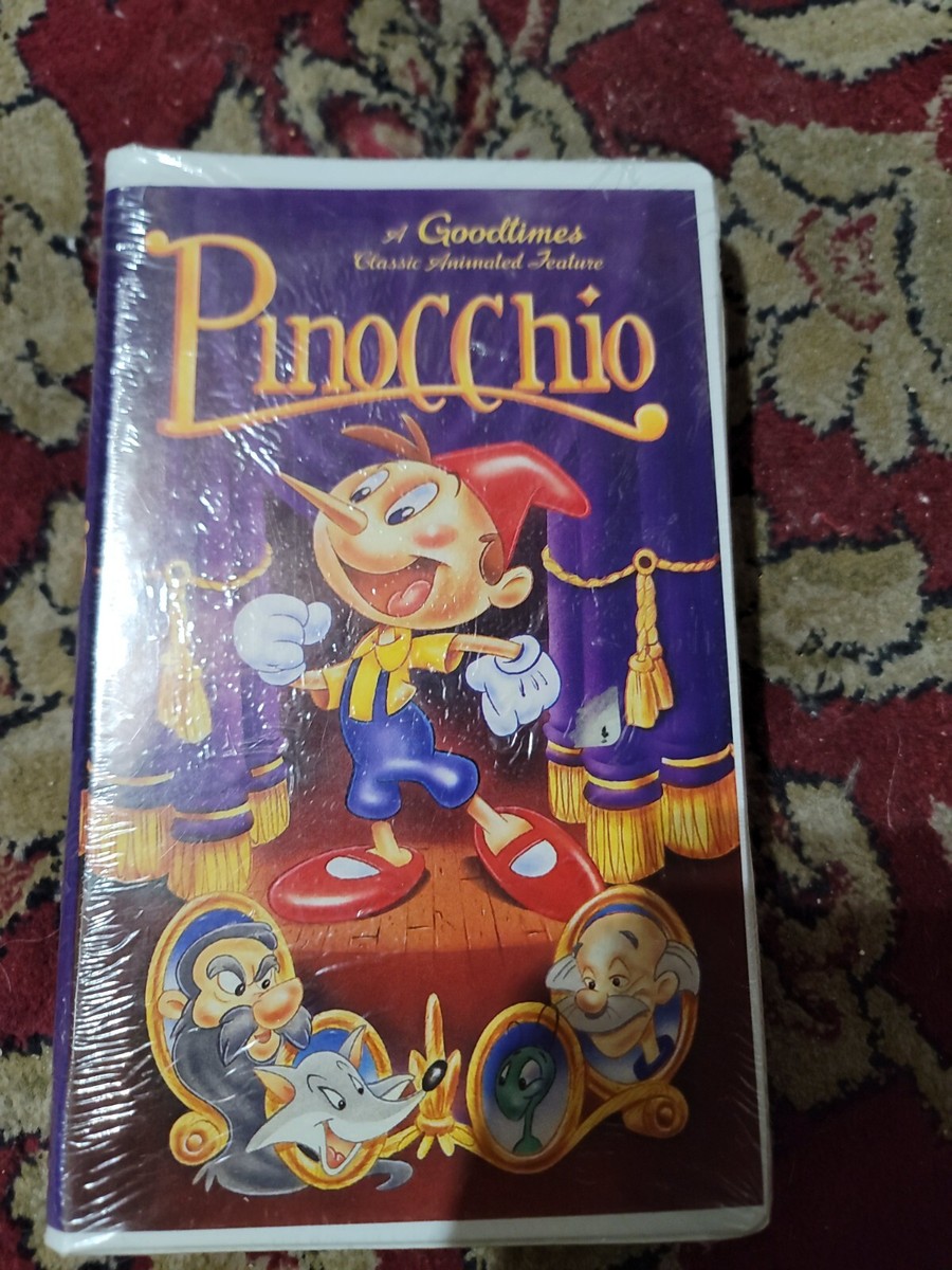 Pinocchio - VHS - 1992 Goodtimes Home Video Classics - New
