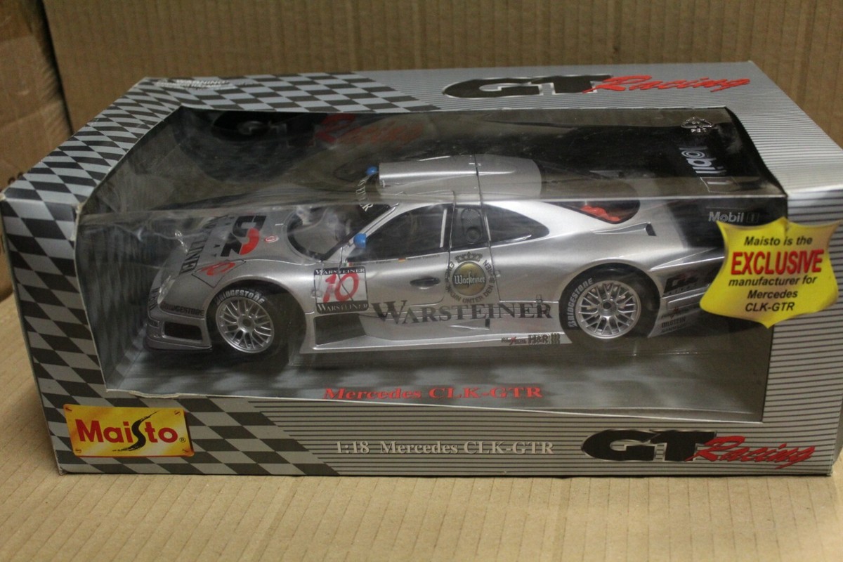 【京商 Maisto】 Mercedes CLK-GTR ミニカー マイスト ミニカー Mercedes Benz CLK GTR Street SV 1/18